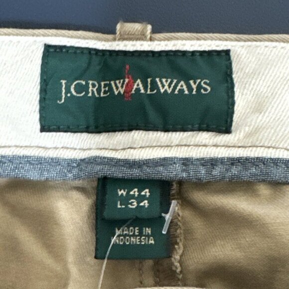 J. Crew Always 484 Slim Chino Pants Men's 44 Tan New 8451 - Picture 6 of 13